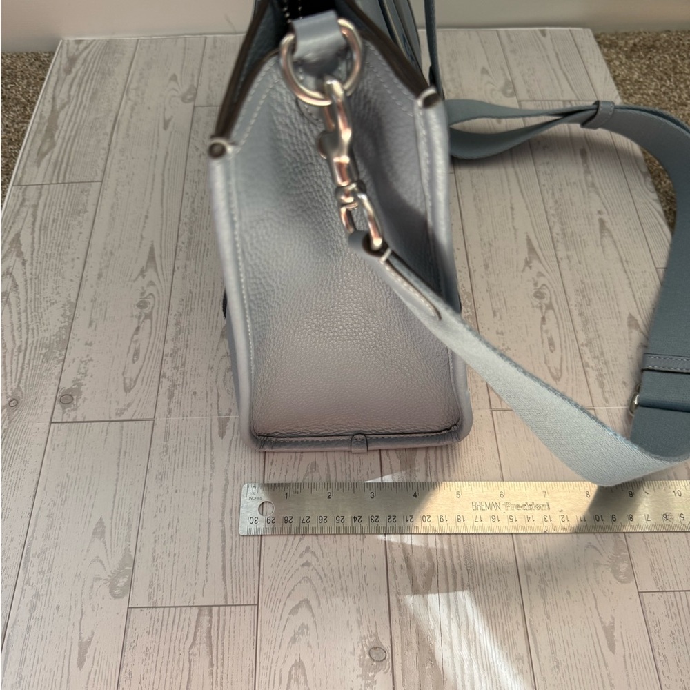 COACH Blue Leather Tote Large | Smith Tote - Picture 4 of 8